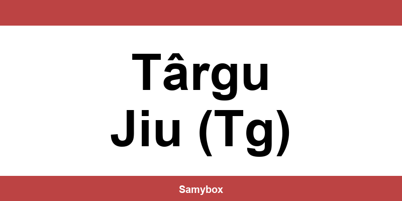 Găsește contactul depozitului Sameday din Târgu Jiu (Tg)